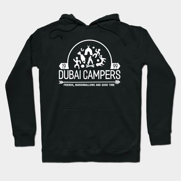 Dubai Campers, Friends Marshmallows and Good Time Hoodie by bearded_papa